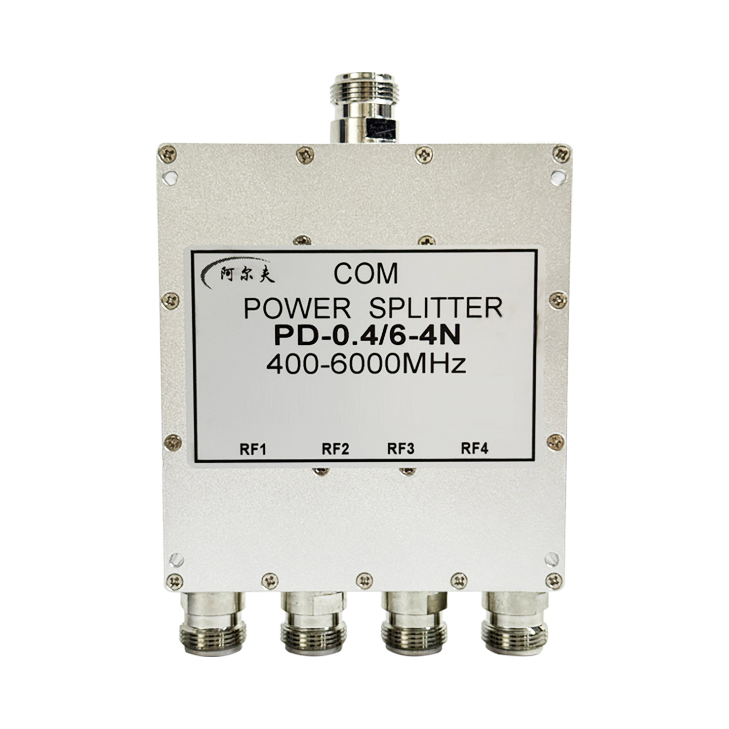 N 型微带四功分器（0.4-6GHz）